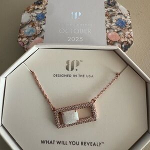 Your Spark, Remembered Necklace – Rose Gold & Opal ✨